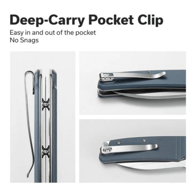 Sencut Awassi Neutral Blue G10 HandleSatin Finished 9Cr18MoV BladeLiner Lock - KNIFESTOCK