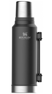 STANLEY The Legendary Classic Thermal Bottle 1.4L / 1.5QT Matte Black - KNIFESTOCK
