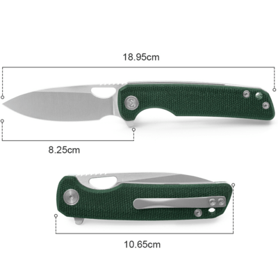 Miguron Galaty 14c28n penge, Liner lock Micarta markolat, MGR-818MGN - KNIFESTOCK