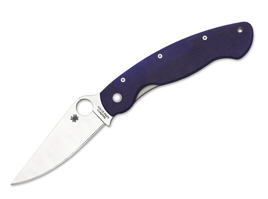 Spyderco MILITARY MODEL G-10 TMAVĚ MODRÁ 01SP889 - KNIFESTOCK
