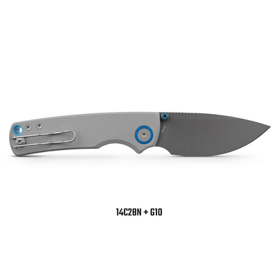 Vosteed Porcupine(Thumb Stud) 14C28N Destroyer Gray Gray G10 A2612 - KNIFESTOCK