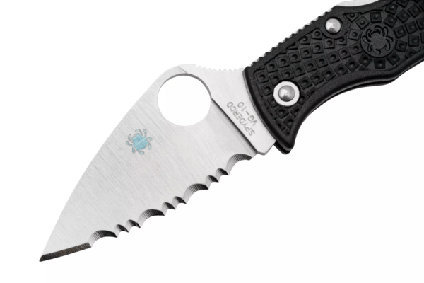 Spyderco Manbug Black Lightweight Leaf Mbblfs - KNIFESTOCK