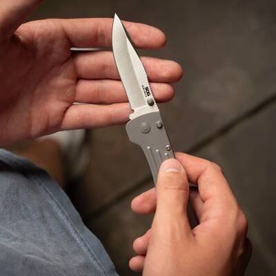 SOG SLIM JIM 2.0 / 3.18" BLADE / CLAM PACK / SATIN SOG-SJ41-CP - KNIFESTOCK