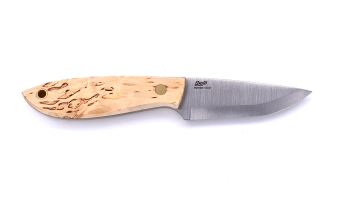 Brisa Bobtail 80-Curly birch 12C27 Scandi Sheath Multicarry 80 BRS-031-9949-1547 - KNIFESTOCK