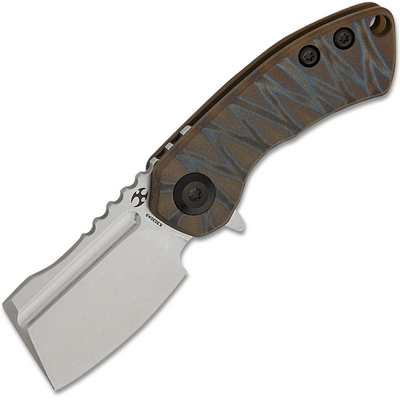 KANSEPT Mini Korvid Stonewashed CPM S35VN Frame Lock K3030A9 - KNIFESTOCK