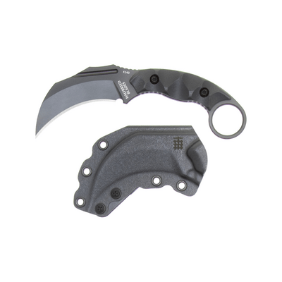 Halfbreed Blades Nahkampf - Feststehende Klinge CQB-02P - K340-Schwarz (BLK) - KNIFESTOCK