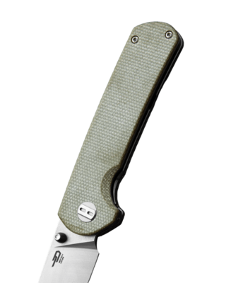 Bestech SLEDGEHAMMER D2, Satin+stonewash, Beige Micarta BG31D - KNIFESTOCK