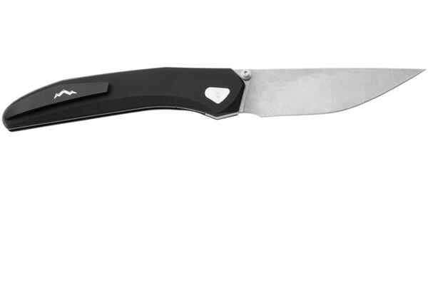 MKM DETONARIO – M390 SW lama - MANICO E CLIP IN ALLUMINIO ANODIZZATO NERO, LINER LOCK IN ACCIAIO INO - KNIFESTOCK