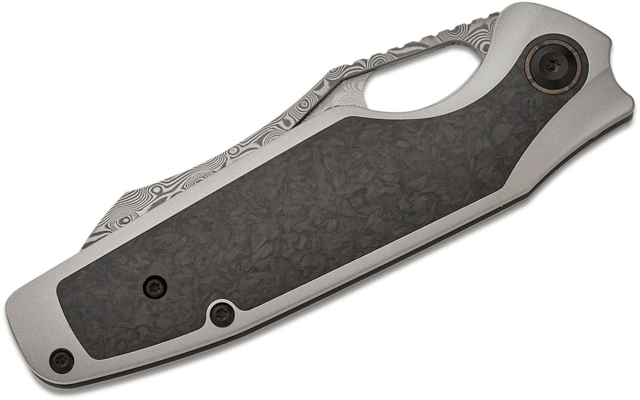 KANSEPT Tuckamore Damascus Frame Lock K1052A5 - KNIFESTOCK