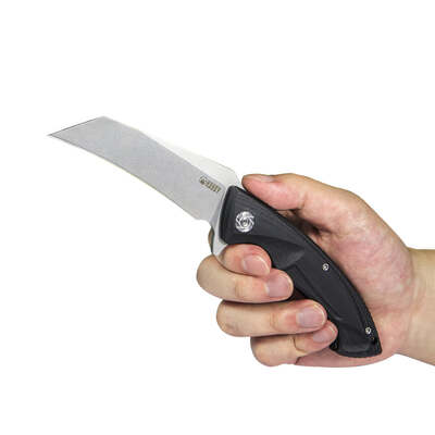 KUBEY New Anteater Nest Liner Lock Couteau Pliant, Lame D2, Manche G10 Noir KU212A - KNIFESTOCK