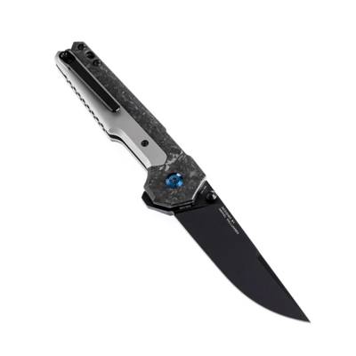 Kansept EDC Tac Black TiCn coated S35VN Shred Carbon Fiber + Titanium Inlay K2009A1 - KNIFESTOCK