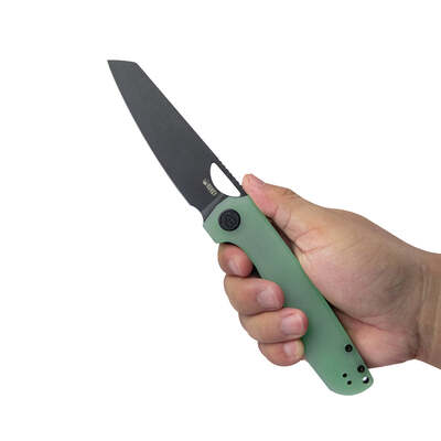 Kubey Liner Lock Folding Knife Jade G10 Handle KU365D - KNIFESTOCK