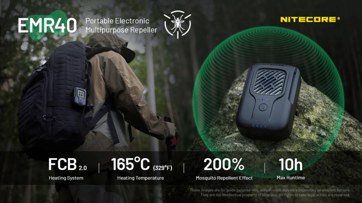 Nitecore EMR40 TAC Electronic Insect Repeller - KNIFESTOCK