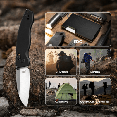 Kizer Clutch Lock Exist Nick Serrano 154CM Aluminium V3681C1 - KNIFESTOCK