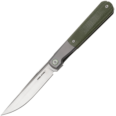 Real Steel Real Barlow RB-7 | S35VN | Titanium &amp; Inlay RE-7891 - KNIFESTOCK