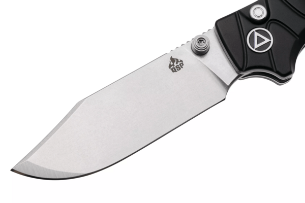 QSP Knife Kali, Button lock, 14C28N stonewashed, Black aluminium QS159-F1 - KNIFESTOCK