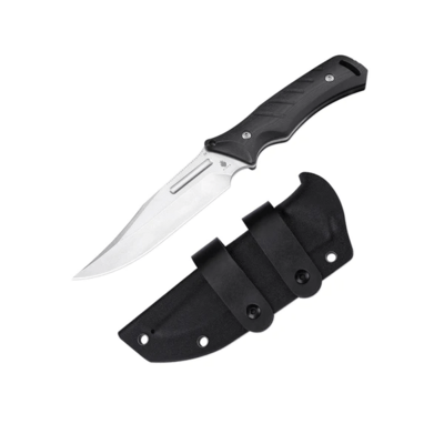 Kizer Sou&#039;wes&#039; Fixed Blade Knife Black G10 Handle 1053A1 (4.65&quot; Satin) - KNIFESTOCK