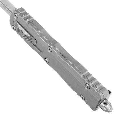 Microtech DIRAC DELTA D/E STONEWASH STANDARD NATURAL CLEAR 227-10NC - KNIFESTOCK