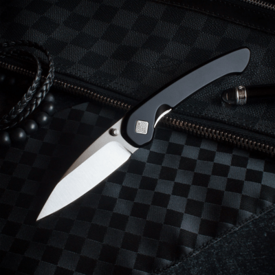 Ocaso Seaton Large Stainless Black + Satin  42SLB - KNIFESTOCK