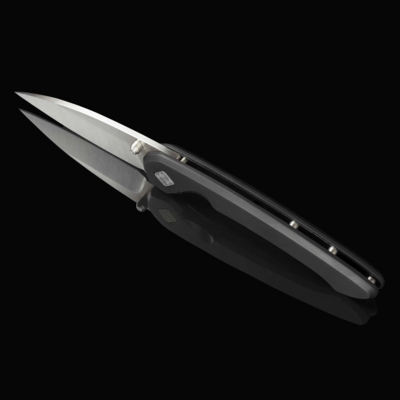 Ocaso Seaton Large Stainless Black + Satin  42SLB - KNIFESTOCK