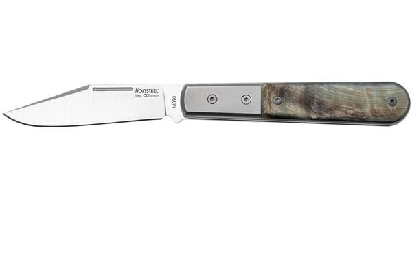 Lionsteel Clip M390 blade, Ram Handle, Ti Bolster &amp; liners CK0112 RM - KNIFESTOCK