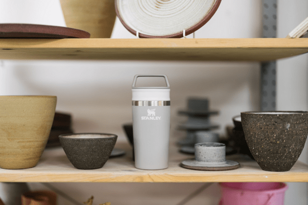 STANLEY The Café-To-Go Travel Mug .35L / 12oz  Ash  10-12080-015 - KNIFESTOCK
