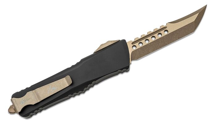 Microtech Combat Troodon HH and WH Molon Labe set Apocalyptic Bronze 219-13SETMLS - KNIFESTOCK