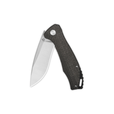 QSP Knife Raven D2, Rough micarta, dark brown QS122-D1 - KNIFESTOCK