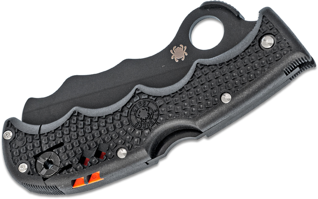 Spyderco Assist Lightweight Black Black Blade/Carbide Tip C79PSBBK - KNIFESTOCK