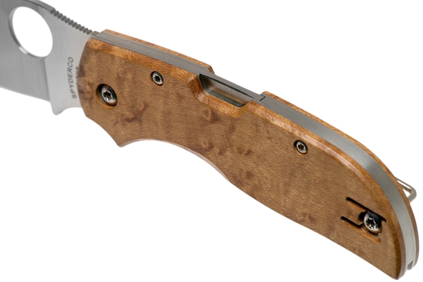 Spyderco Chapparal Birdseye Maple  C152WDP - KNIFESTOCK