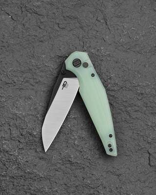 Bestech Snakebird 14C28N, G10, Blokada przyciskiem - Jade BG58D - KNIFESTOCK