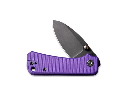 Civivi C19068S-4 Baby Banter Schwarz Stonewashed/G10 Violett - KNIFESTOCK