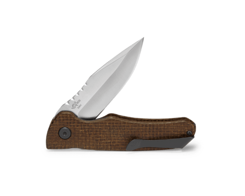 BUCK Sprint Pro, Burlap Micarta BU-0841BRS1 - KNIFESTOCK