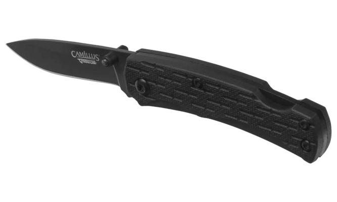 CAMILLUS CAMLITE MINI / 5&quot; OVERALL / 440SS / BLACK GFN HANDLE CAM-19197 - KNIFESTOCK