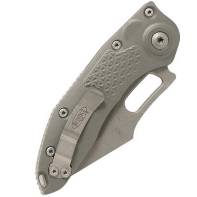 Microtech STITCH S/E APOCALYPTIC FULL SERRATE NATURAL CLEAR 169-12APNC - KNIFESTOCK