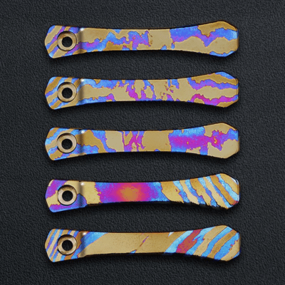 Kunwu Timascus Clip Set 3D48-TM1F - KNIFESTOCK