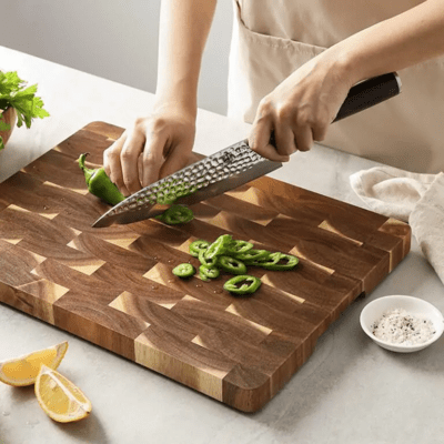 XINZUO acacia wood cutting board (40*28.5*25) XHCB-XSM-01 - KNIFESTOCK