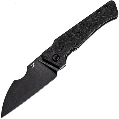 Kansept Egress Black Stonewashed CPM-S35VN Shred Carbon Fiber K1033B2 - KNIFESTOCK