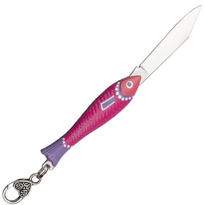 MIKOV rybička 130-NZn-1/PINK kapesní nůž 5.5 cm růžový - KNIFESTOCK