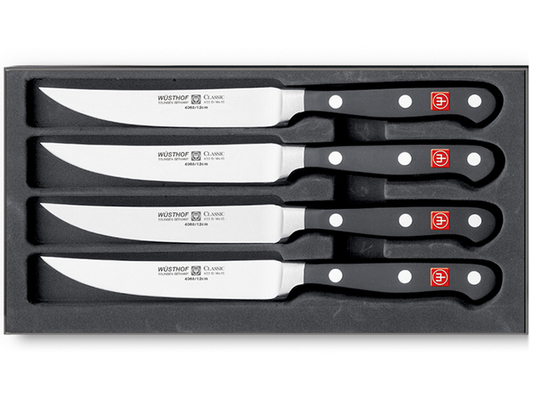 Set WUSTHOF CLASSIC 4 pezzi, per bistecca - KNIFESTOCK