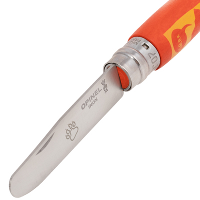 Opinel VRI N°07 Inox Primul Meu Opinel Portocaliu Leu 001701ks - KNIFESTOCK