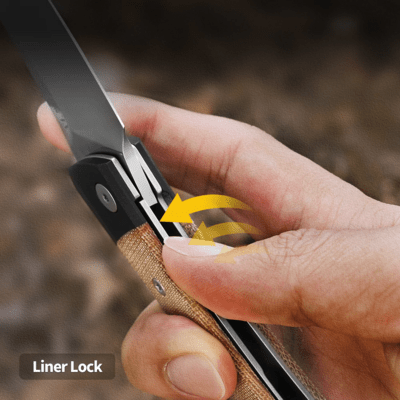 Kizer Liner Lock Momo Vladimir Legachev Nitro-V Black G10+Micarta V4663A2 - KNIFESTOCK
