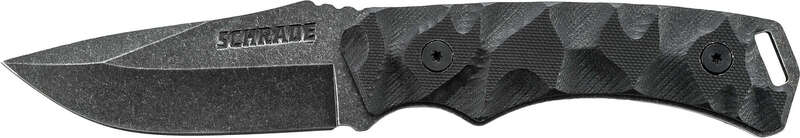 Schrade Lamă Fixă 8Cr13MoV Oțel Inoxidabil cu Conținut Ridicat de Carbon Finisaj Stone Wash Lamă Dro - KNIFESTOCK