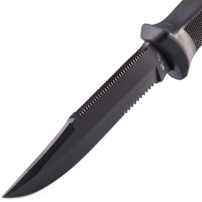 Mil-Tec Taktikai Kés M.Gumimarkolat Fekete 15358002 - KNIFESTOCK