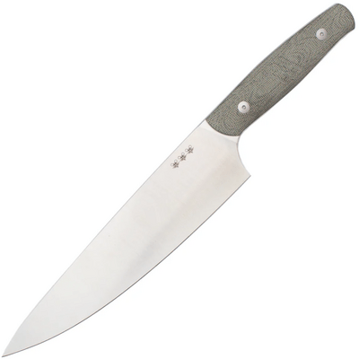 Giant Mouse Chef&#039;s Knife Green Canvas  / Satin Nitro B Blade GM-KITCHEN-CHEF - KNIFESTOCK