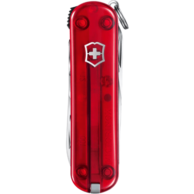 Victorinox Nail Clip 580 Rosso Trasparente 0.6463.T - KNIFESTOCK