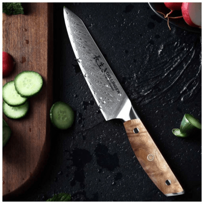 Dellinger Petty Knife 130 mm Dellinger Longevity Damascus Edition - KNIFESTOCK
