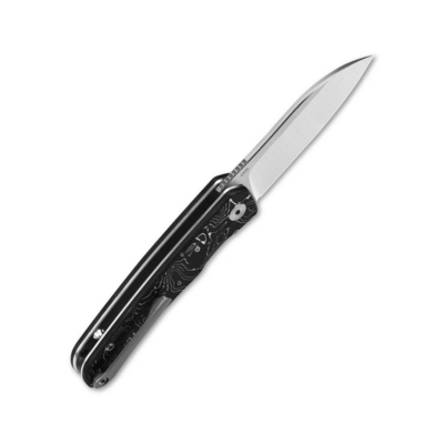 QSP Knife Otter, Satin CPM S35VN BLADE, Aluminum Foil CF Handle QS140-A1 - KNIFESTOCK