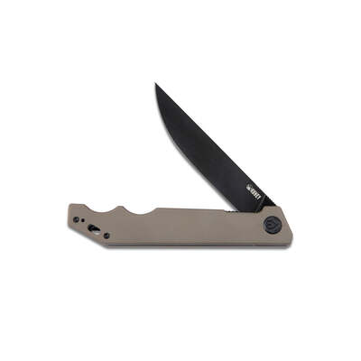 KUBEY Pylades Liner Lock Flipper Folding Knife, AUS-10 Blade, Tan G10 Handle KU253C - KNIFESTOCK