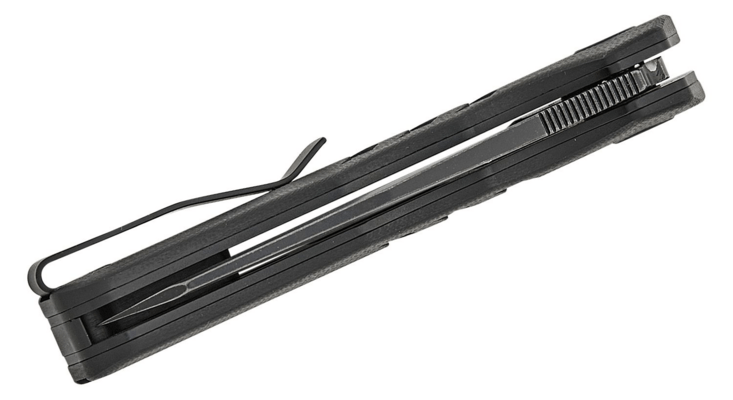 Petrified Fish PFE17Trilobite 14C28N Fekete Stonewashed Fekete G10 PFE17DDW - KNIFESTOCK